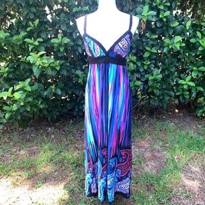 Catch My I colorful maxi summer dress - Medium